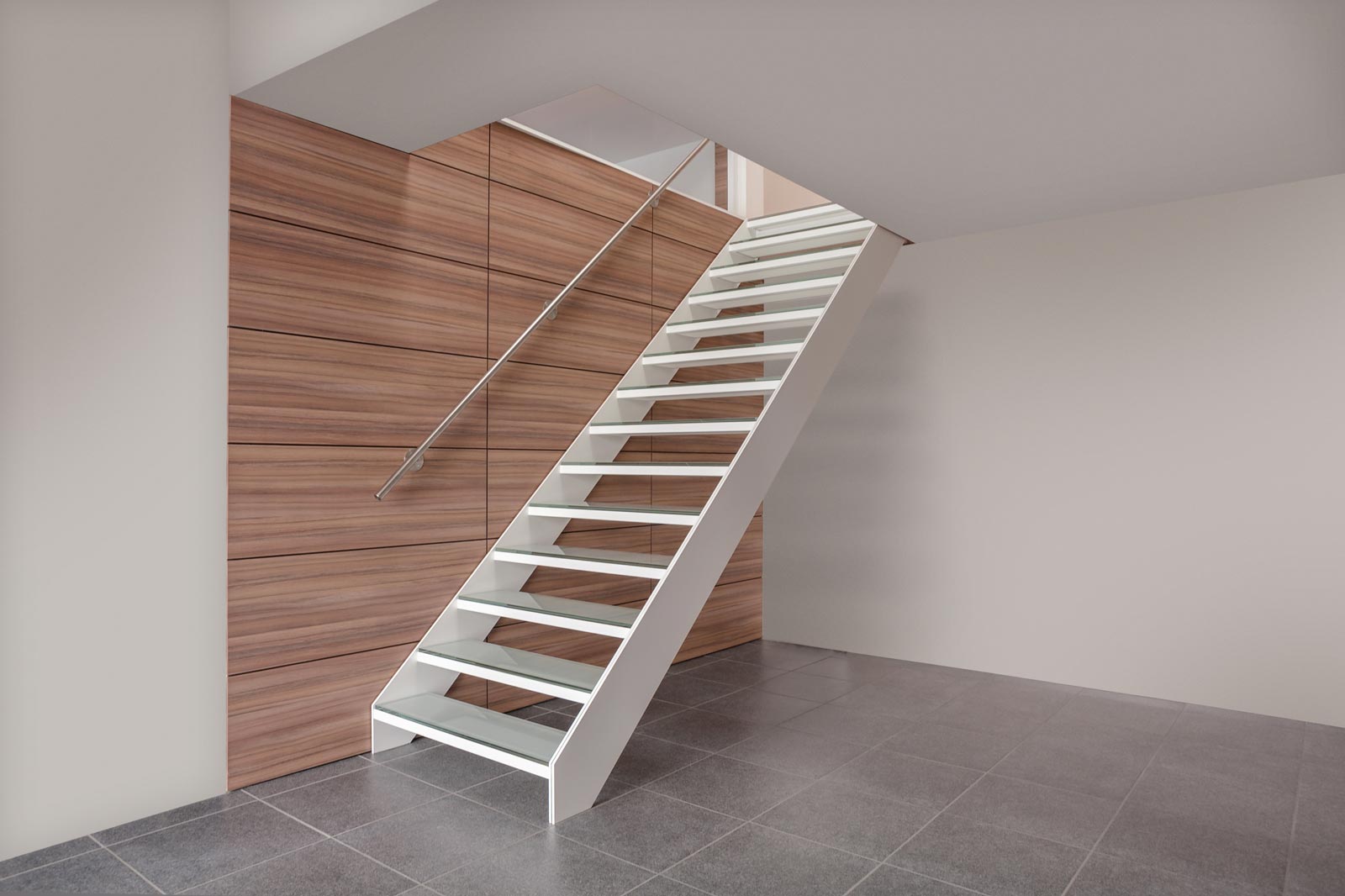 Escalier aluminium design en Alsace