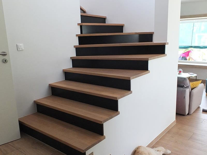 Habillage bois d'un Escalier par Ambiance Escalier à Buhl (67470)